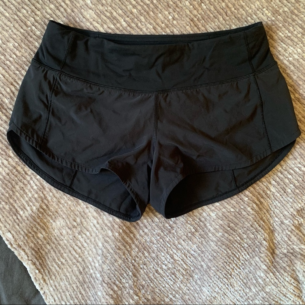 Lululemon Athletic Black Running Shorts